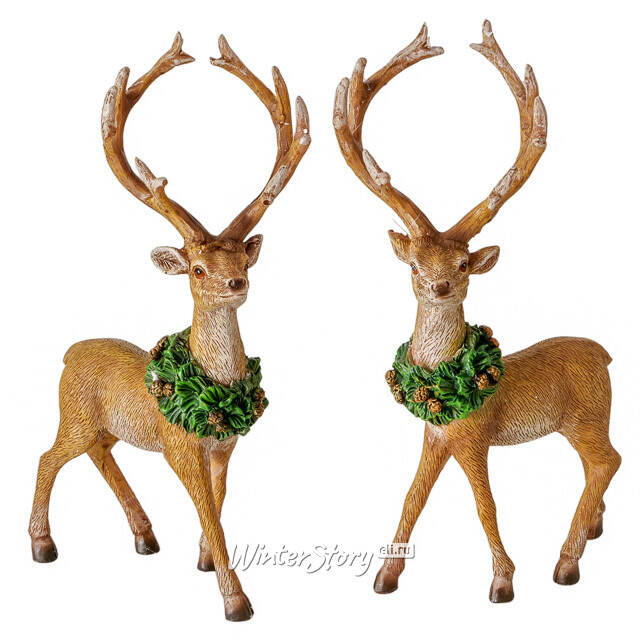 Декоративная фигурка Олень Альфредо - Magic Horns 15 см Boltze