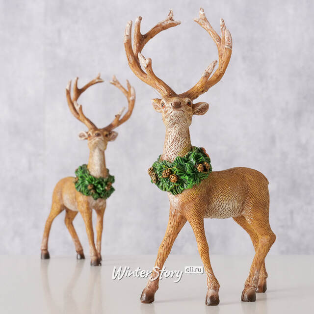 Декоративная фигурка Олень Альфредо - Magic Horns 15 см Boltze