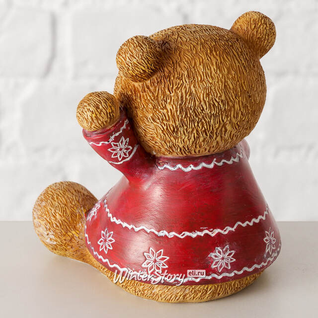 Набор декоративных фигурок Мишки Бэйли - Уютная Зима 11 см, 2 шт Boltze