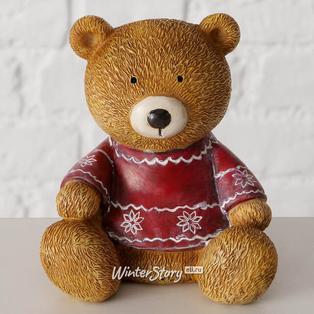 Набор декоративных фигурок Мишки Бэйли - Уютная Зима 11 см, 2 шт Boltze