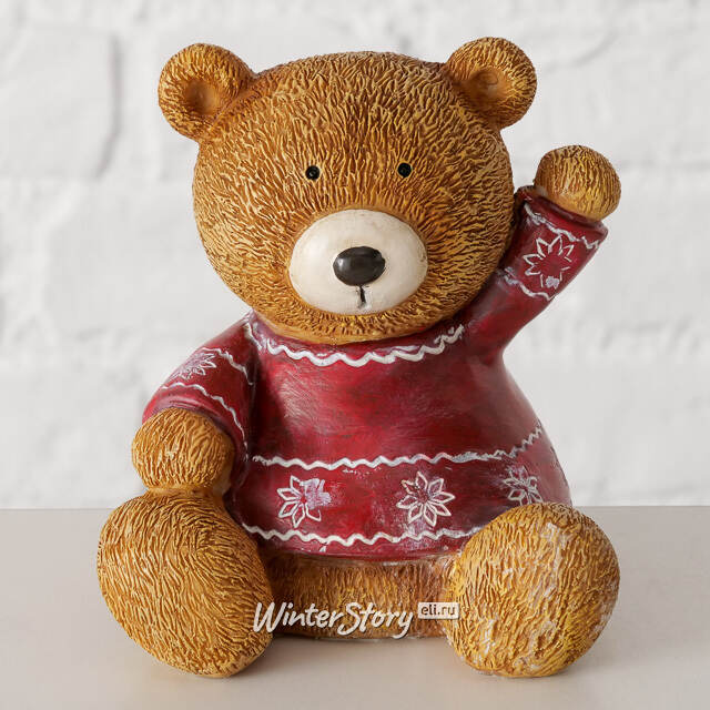 Набор декоративных фигурок Мишки Бэйли - Уютная Зима 11 см, 2 шт Boltze