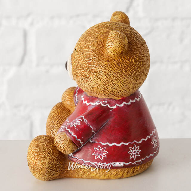 Набор декоративных фигурок Мишки Бэйли - Уютная Зима 11 см, 2 шт Boltze