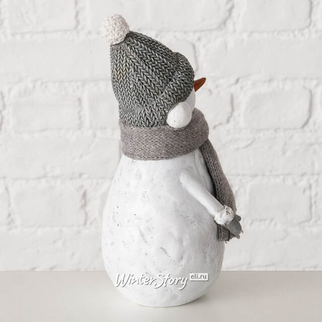 Набор новогодних фигурок Снеговики Зимнего Фьельда 20 см, 2 шт Boltze