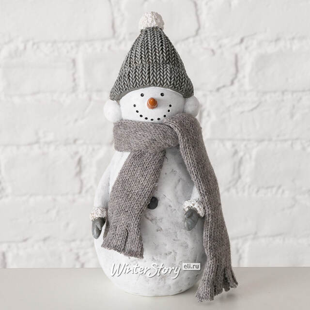 Набор новогодних фигурок Снеговики Зимнего Фьельда 20 см, 2 шт Boltze