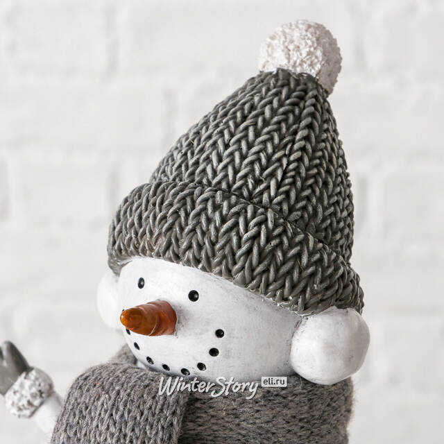 Набор новогодних фигурок Снеговики Зимнего Фьельда 20 см, 2 шт Boltze