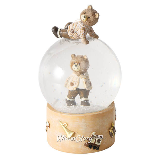 Снежный шар Мишки: Winter Dreamers 18 см Boltze