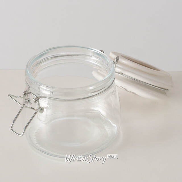 Банка для хранения Снеговик Фрости - Winter Supplies 12 см Boltze