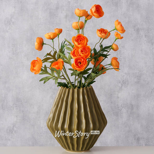 Керамическая ваза Plisseo 20 см Boltze