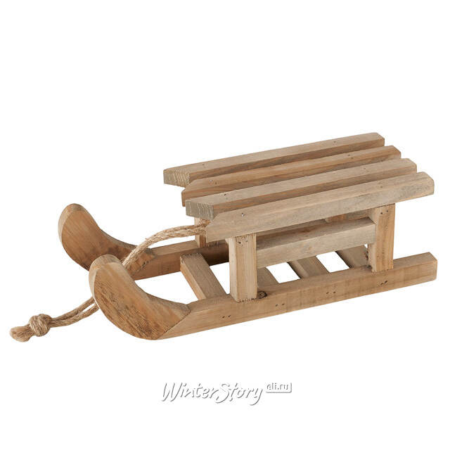 Декоративная фигура Деревянные Санки 30 см Boltze