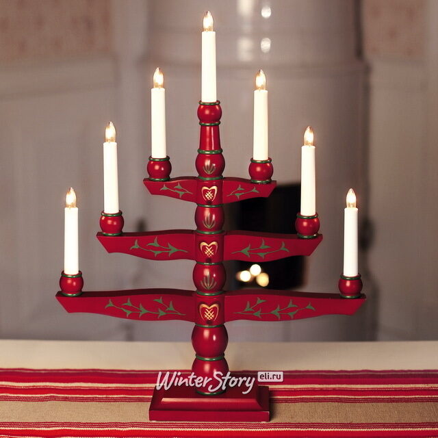 Рождественский светильник Tradition 54*42 см, 7 электрических свечей Star Trading