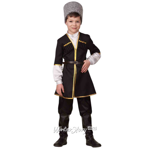 Карнавальный костюм Кавказский мальчик, рост 158 см, черный Батик