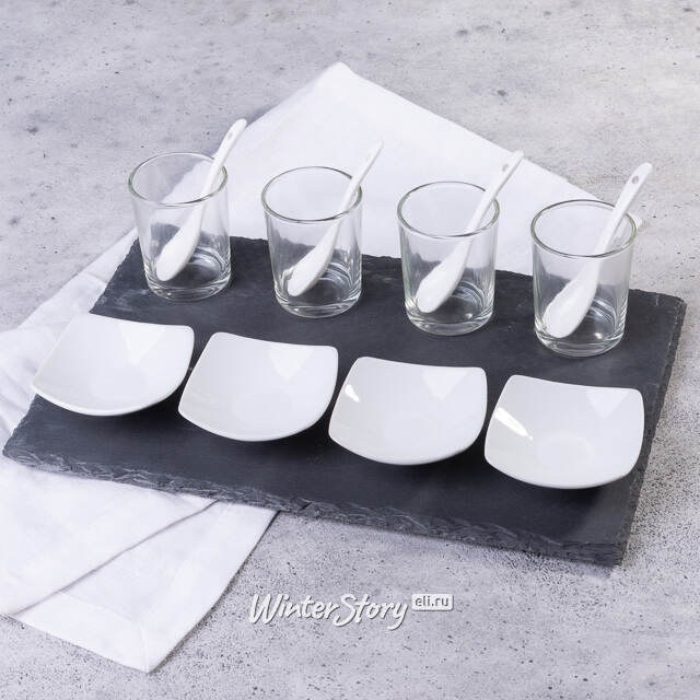 Набор для сервировки закусок с подносом Marseille 31*21 см, 13 предметов Koopman