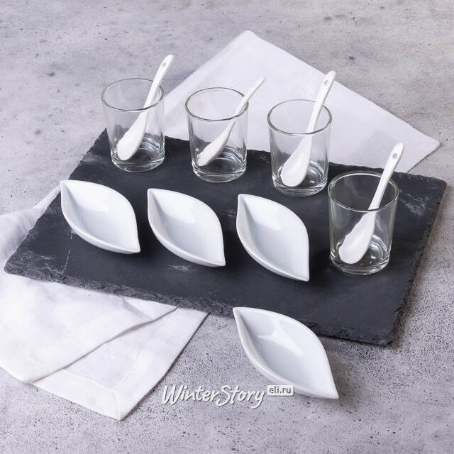 Набор для сервировки закусок с подносом Lille 31*21 см, 13 предметов Koopman