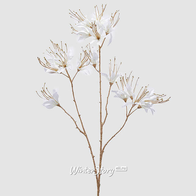 Искусственная ветка Стело Нэрина 75 см белая EDG