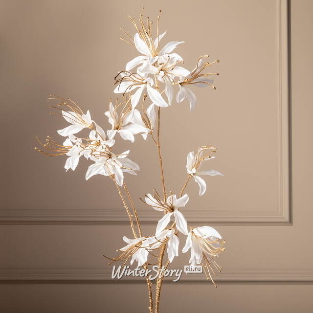 Искусственная ветка Стело Нэрина 75 см белая EDG