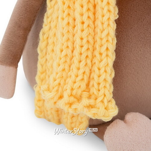 Мягкая игрушка Бычок Яшка 20 см в желтом шарфике и шапочке Orange Toys