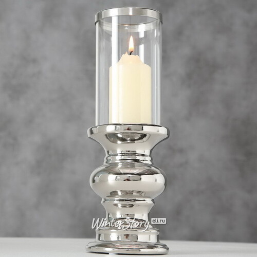 Декоративный подсвечник на одну свечу Альбасетте 28 см Boltze