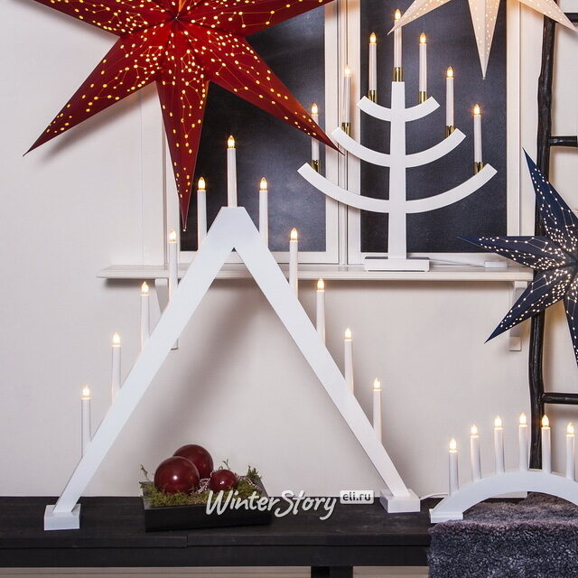 Светильник-горка Trill 79*78 см белый, 11 электрических свечей Star Trading