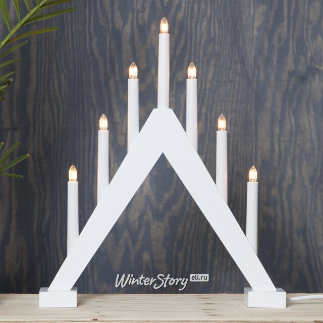 Семисвечник рождественский Trill 47*40 см белый Star Trading