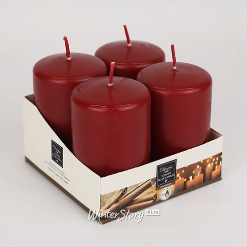 Арома свечи Корица 8 см, 4 шт Kaemingk