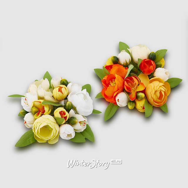 Венок для свечи Ранункулюс - Di Biancan 12 см EDG