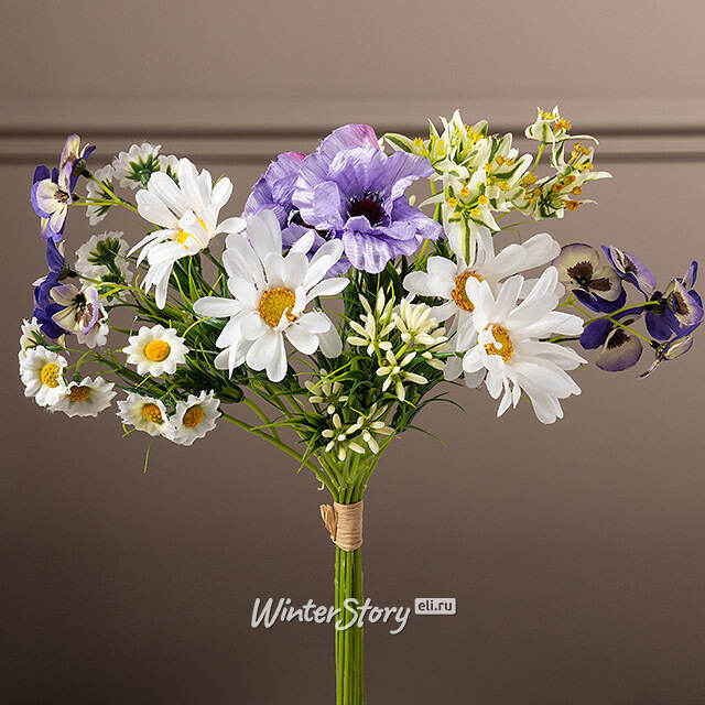 Искусственный букет Serrano 28 см сиреневый EDG