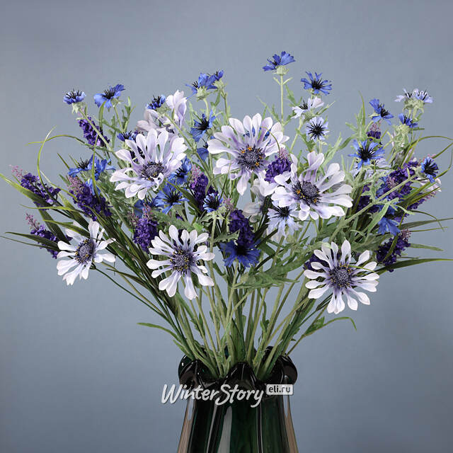 Искуcственный цветок Scabiosa - Perfecta Blue 65 см EDG