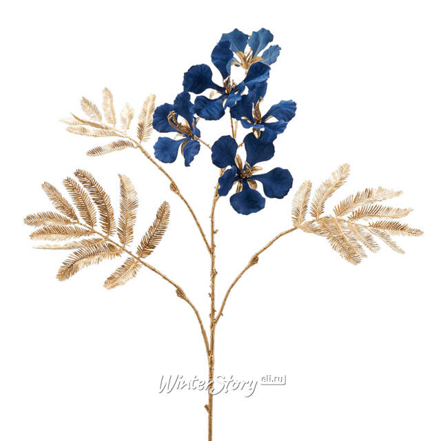 Искусственная ветка Doretta 83 см сапфировая EDG
