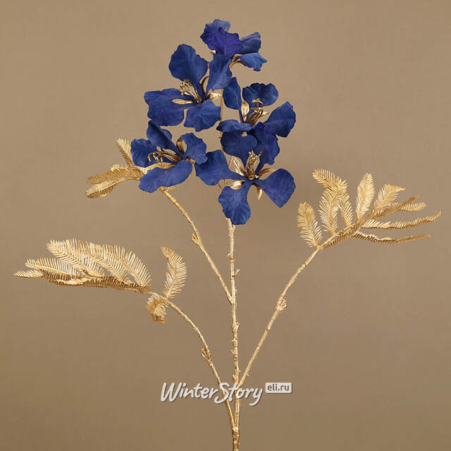 Искусственная ветка Doretta 83 см сапфировая EDG