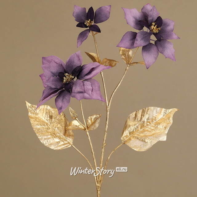 Искусственная ветка Clodett 72 см лавандовая EDG