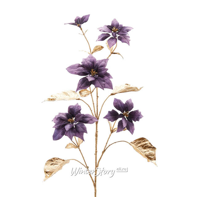 Искусственная ветка Clodett 90 см лавандовая EDG