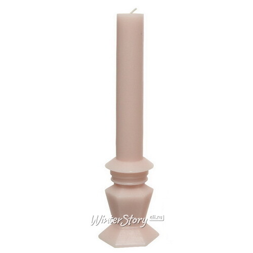 Декоративная свеча Caserta Royale: Blush Pink 25 см Kaemingk