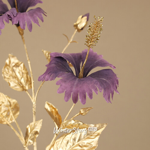 Искусственная ветка Hibiscus Chiara 68 см лавандовая EDG