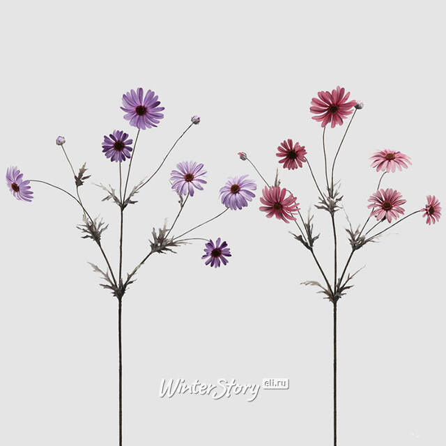 Искусственная ветка Margherita 92 см розовая EDG