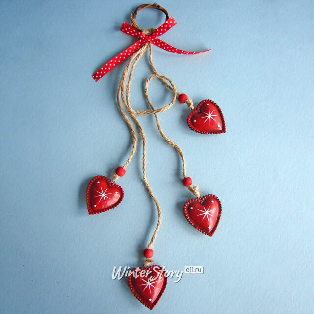 Декоративное украшение Сердечное Кантри 45 см Breitner