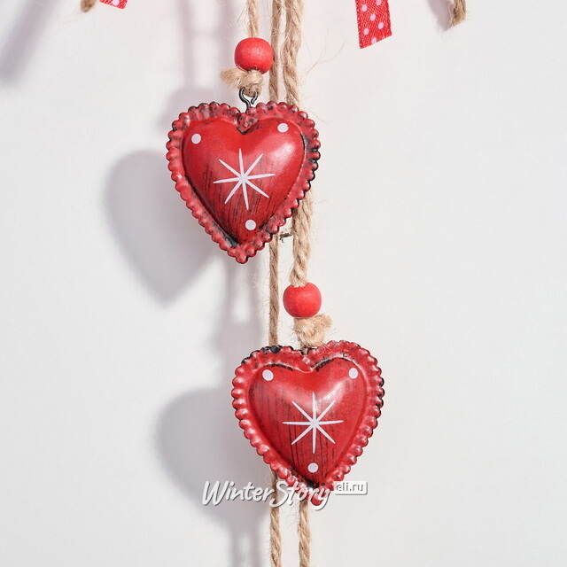 Декоративное украшение Сердечное Кантри 45 см Breitner