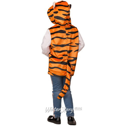 Карнавальный костюм Тигр, рост 128-140 см Батик