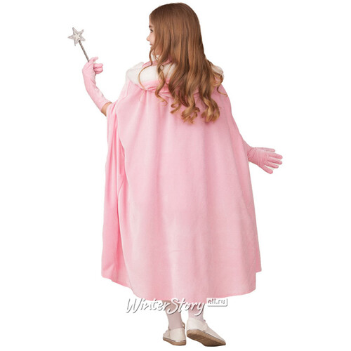 Карнавальный Плащ Принцессы - Розовый Велюр, рост 110-122 см Батик