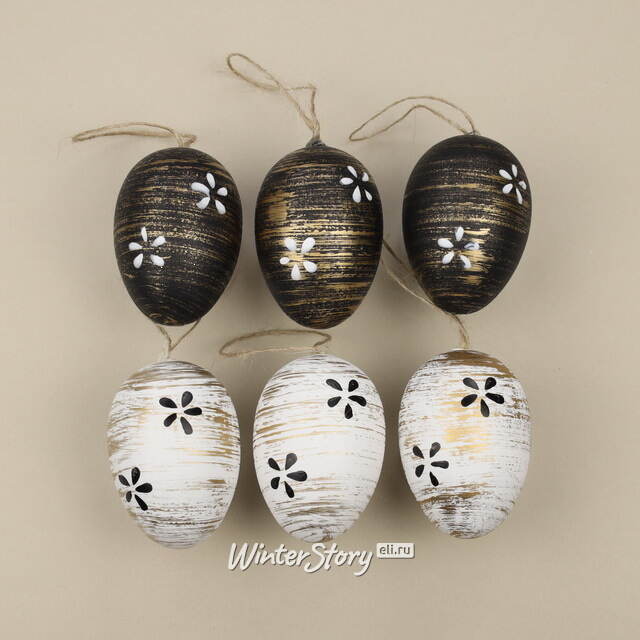 Пасхальные подвески Яйца - Art Easter 6 см, 6 шт Breitner