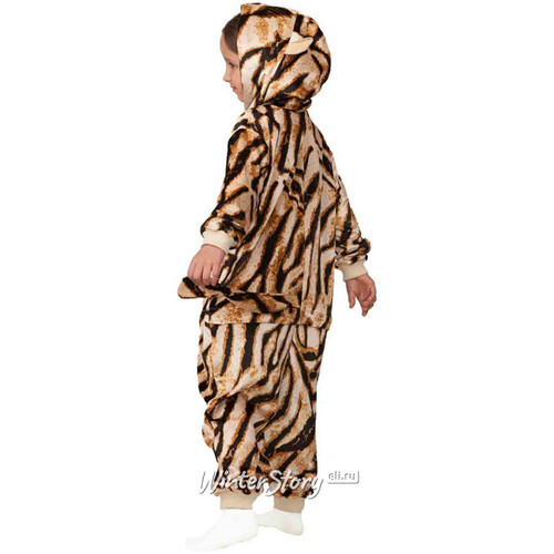 Маскарадный костюм - детский кигуруми Тигр, рост 110-122 см Батик