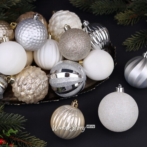 Набор пластиковых шаров Magic Suite: Christmas Jazz 6-7 см, 60 шт Winter Deco