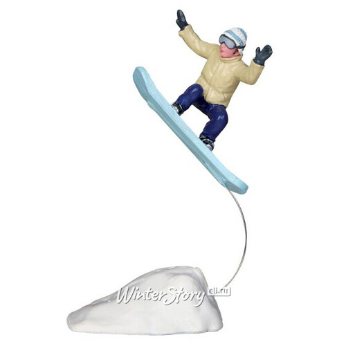 Фигурка Прыжок на сноуборде, 10 см Lemax