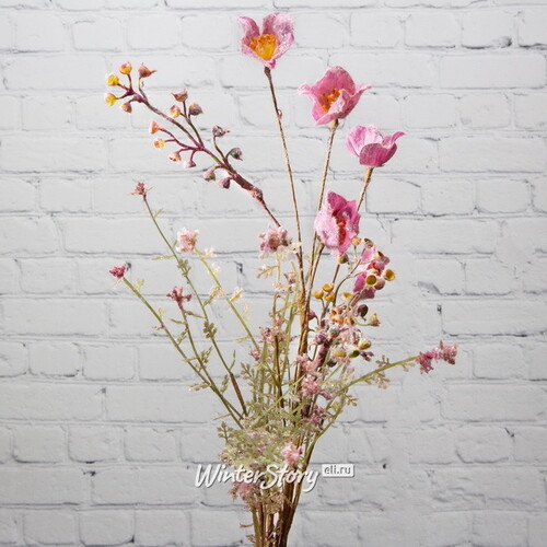 Искусственный букет Полевые цветы - Изящная Космея 67 см Kaemingk