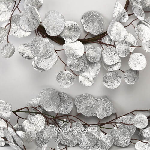 Гирлянда из искусственных листьев Ontario Silver 150 см Kaemingk