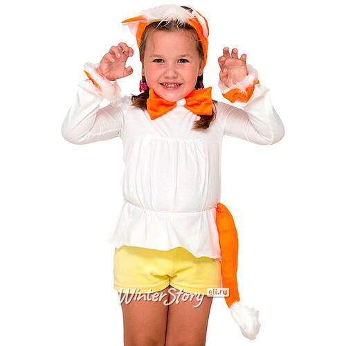 Карнавальный набор Котёнок, оранжевый Бока С