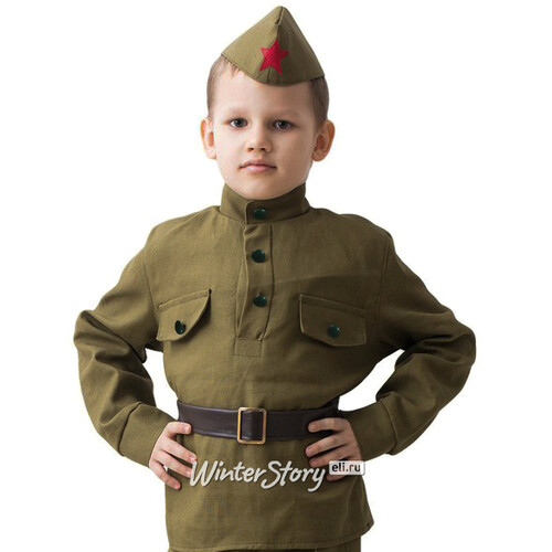 Детская военная форма Солдат, рост 140-152 см (без брюк) Бока С