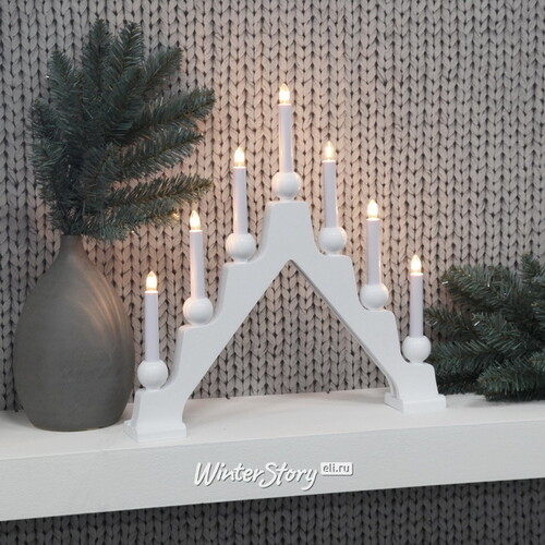 Рождественская горка Эмма 45*45 см, 7 электрических свечей Star Trading