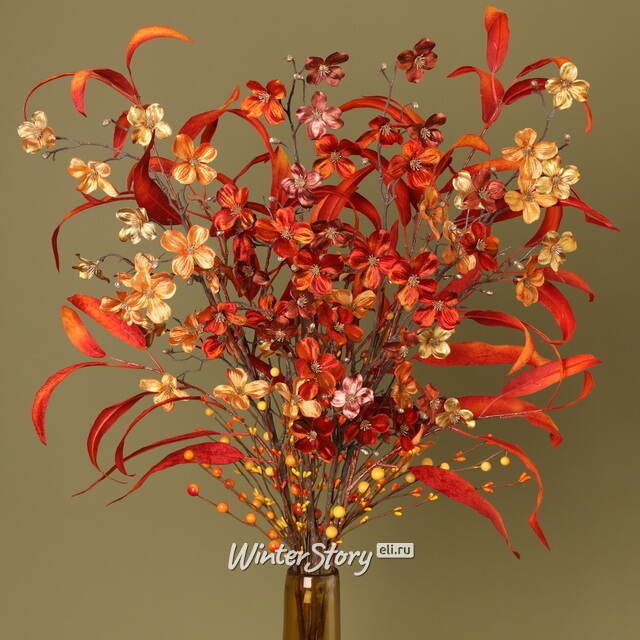 Декоративная ветка с ягодами Autumn Berries 60 см Kaemingk