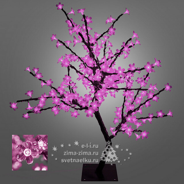 Светодиодная САКУРА 90 см, 240 РОЗОВЫХ LED ламп BEAUTY LED