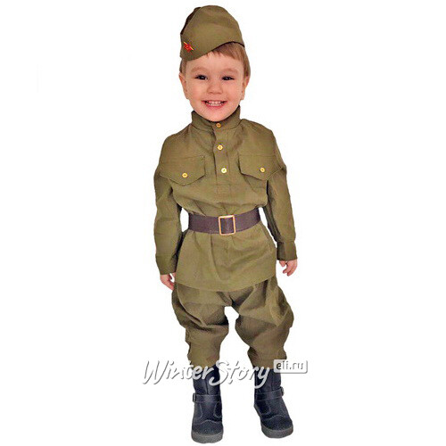 Детская военная форма Солдат малыш, рост 94-104 см Бока С